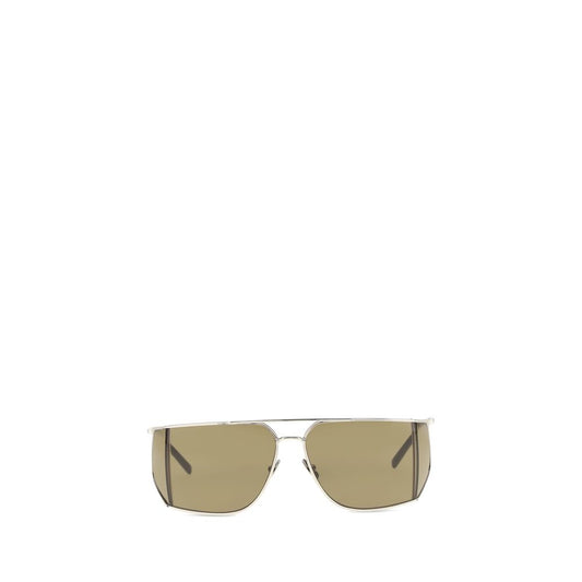 Saint Laurent Silver Metal Sunglasses