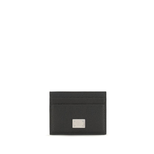 Dolce & Gabbana Black Calf Leather Bos Taurus Wallet