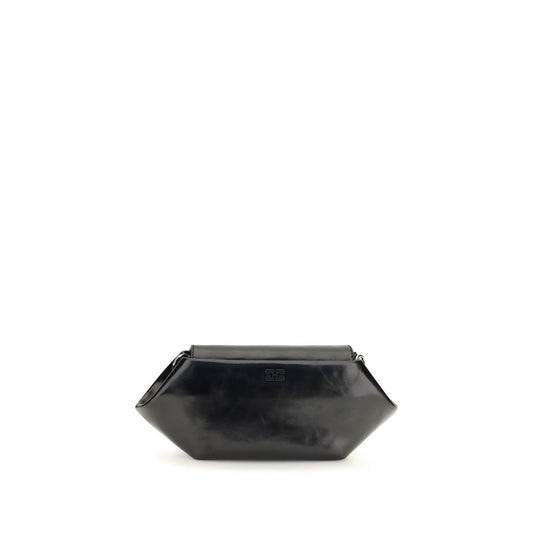 Ganni Black Polyethylene Shoulder Bag