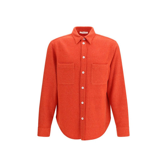 Umit Benan Red Cashmere Shirt