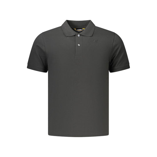 K-WAY Nero Cotton Men's Polo