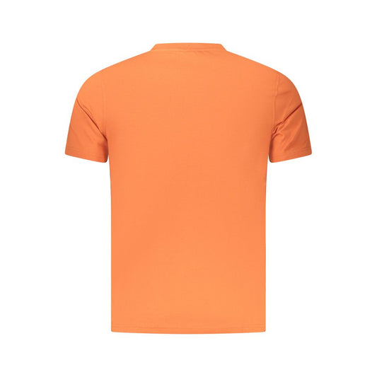 K-WAY Orange Cotton Men's T-Shirt