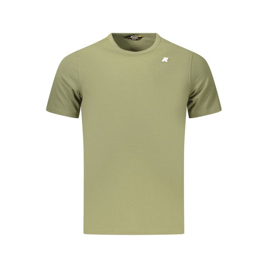 K-WAY Green Cotton Men's T-Shirt