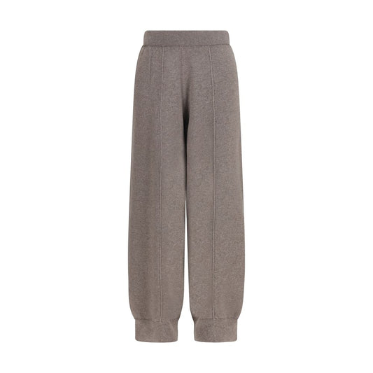 Fabiana Filippi Gray Wool Oves Aries Casual Pants