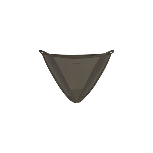 Calvin Klein Gray Nylon Pantie