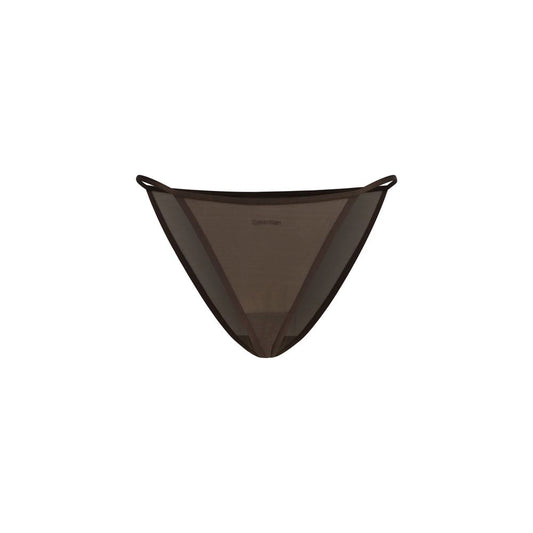Calvin Klein Brown Nylon Pantie