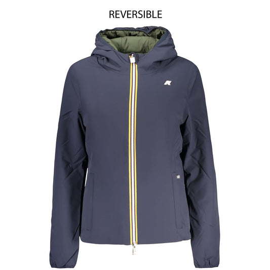 K-WAY Blue Nylon Shell Jacket