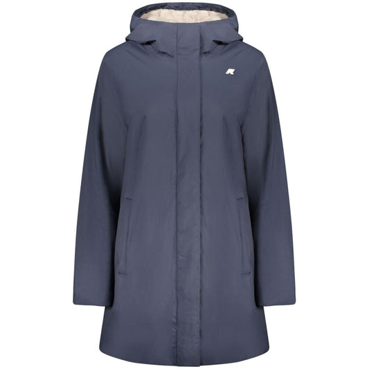 K-WAY Blue Nylon Women's Jacket