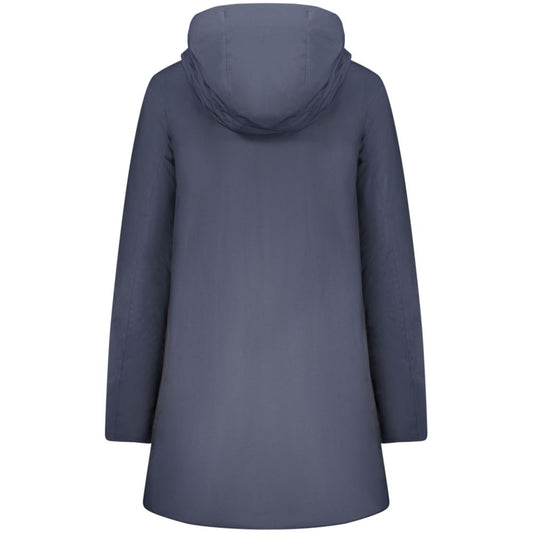 K-WAY Blue Nylon Women's Jacket