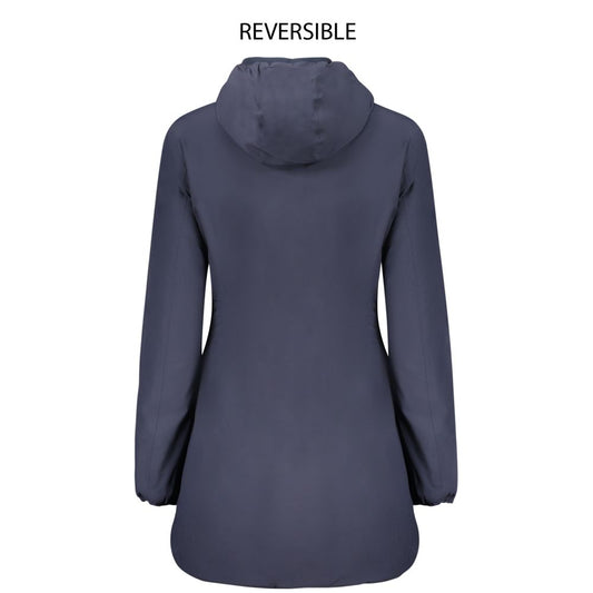 K-WAY Blue Nylon Women's Jacket