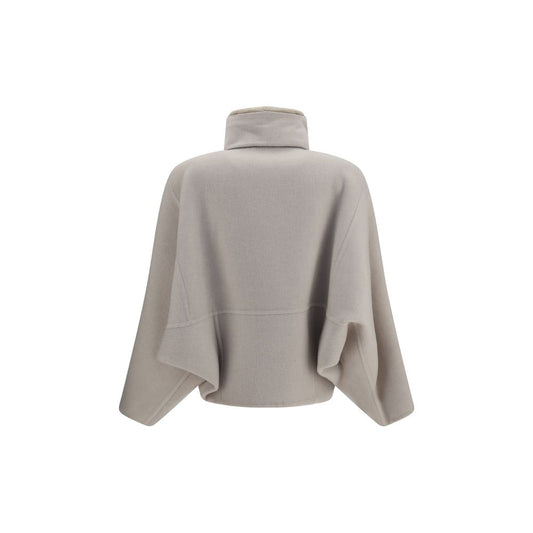 Brunello Cucinelli Gray Wool Oves Aries Jacket