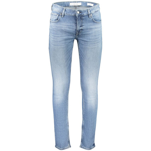 Guess Jeans Azzurro Cotton Mens Jeans