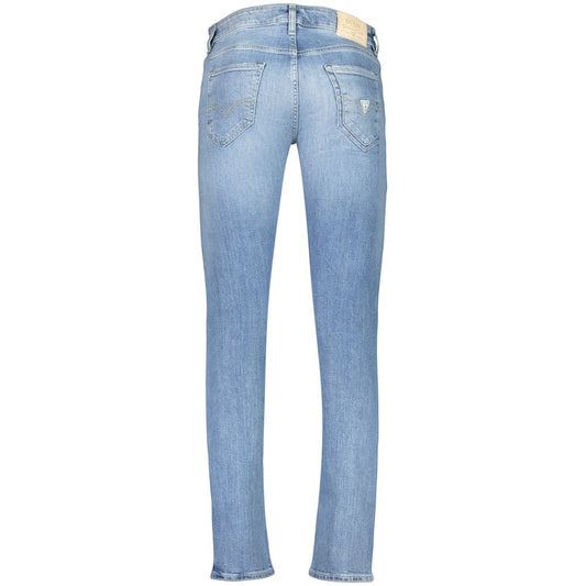 Guess Jeans Azzurro Cotton Mens Jeans