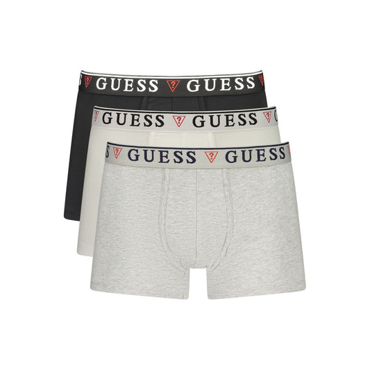 Guess Jeans Grey Cotton Men's Boxer