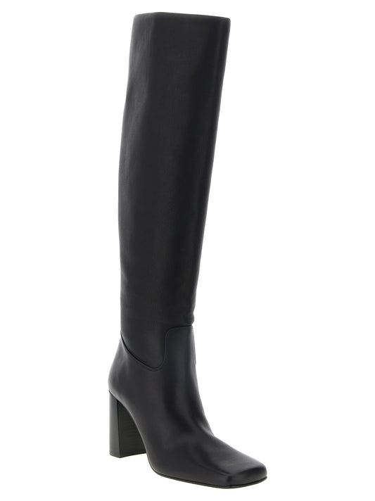 Khaite Black Calfskin Over The Knee