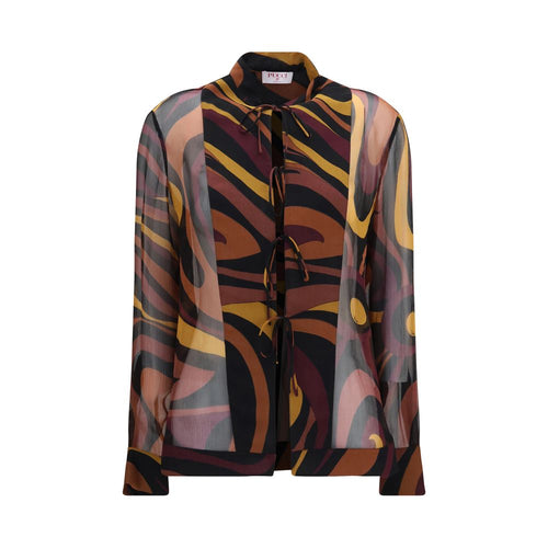 Emilio Pucci Multicolor Silk Blouse
