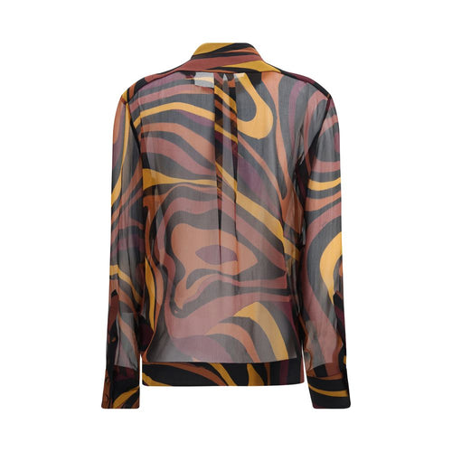 Emilio Pucci Multicolor Silk Blouse