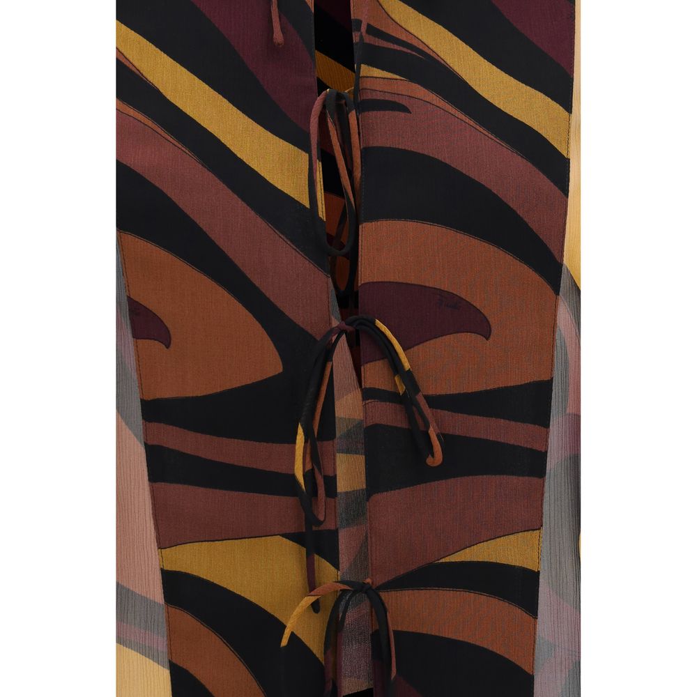 Emilio Pucci Multicolor Silk Blouse