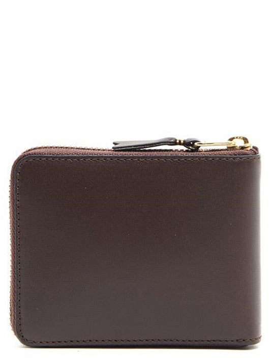 Comme Des Garçons Brown Cowhide Leather Wallet