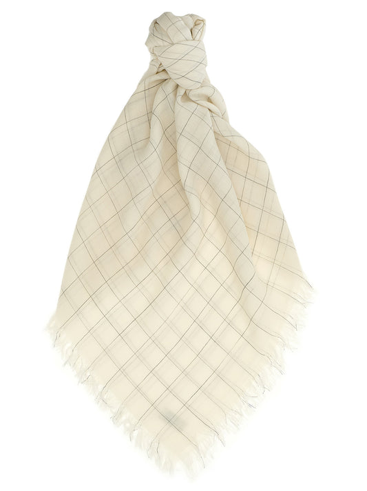 TOTEME White Wool Foulard