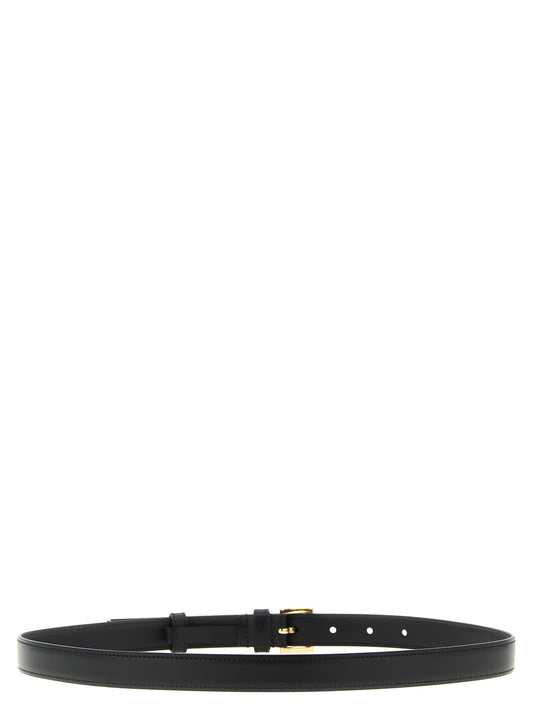 Prada Black Calfskin Regular Belt