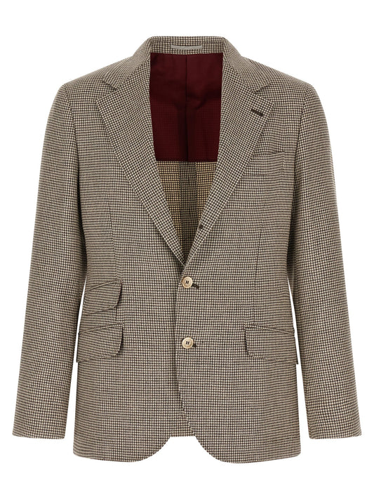 Brunello Cucinelli Gray Wool Blazer
