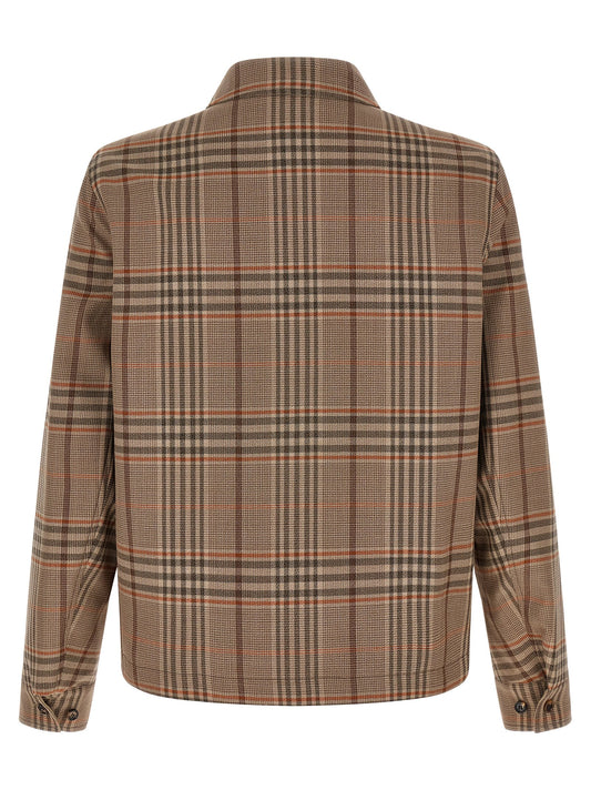 Burberry Beige Wool Full-Length Jacket