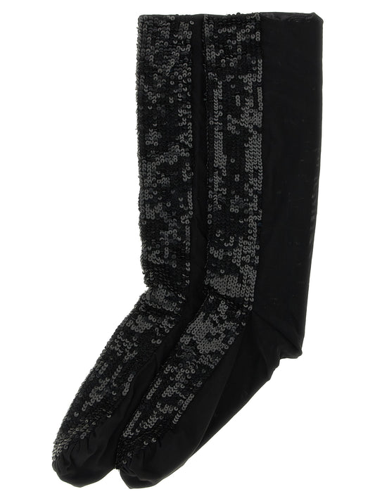 P.A.R.O.S.H. Black Polyamide Socks