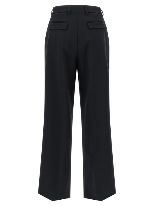 THELATEST Blue Polyester Casual Pants