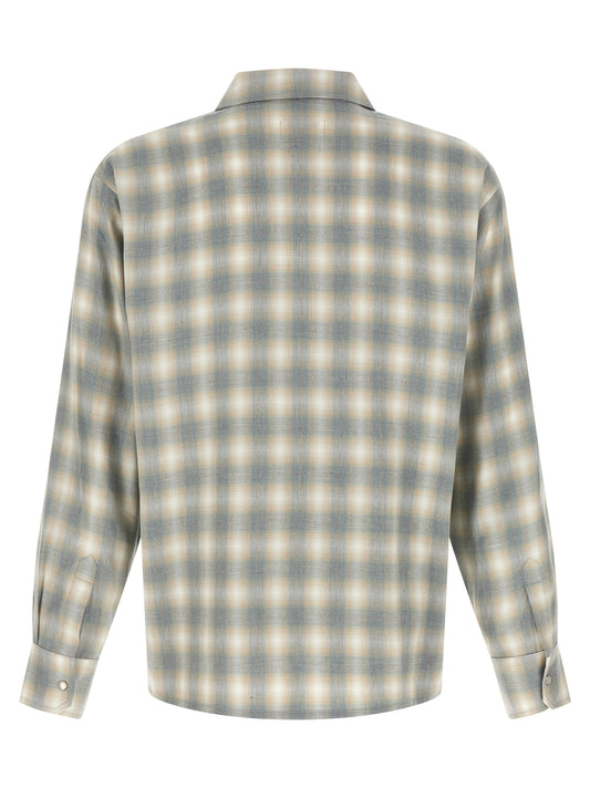 SECOND/LAYER Gray Cotton Blouse