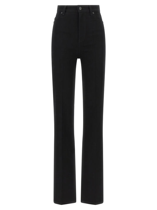 Balenciaga Black Elastane High-Waisted Jean