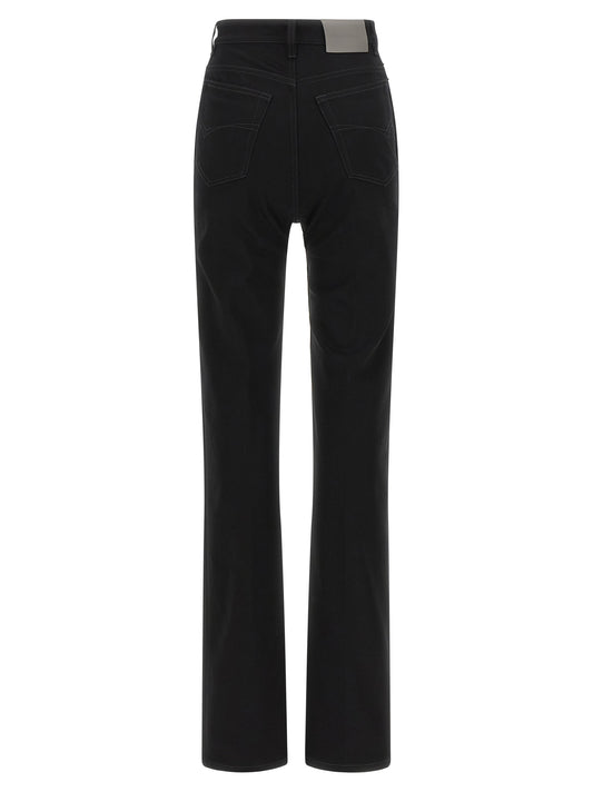 Balenciaga Black Elastane High-Waisted Jean
