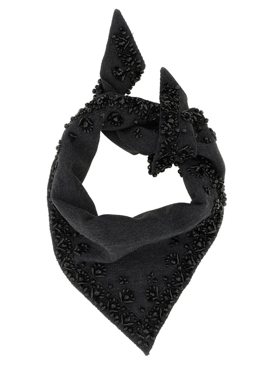 P.A.R.O.S.H. Gray Wool Scarf