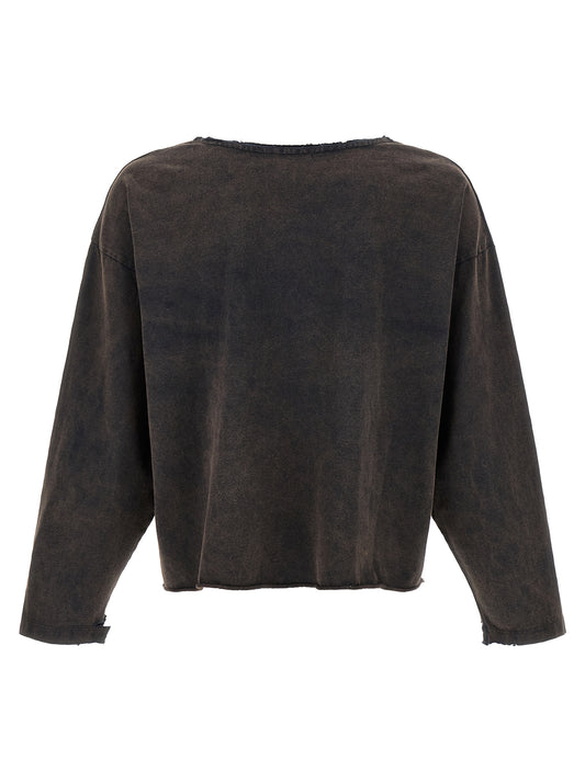 SECOND/LAYER Black Cotton T-Shirt