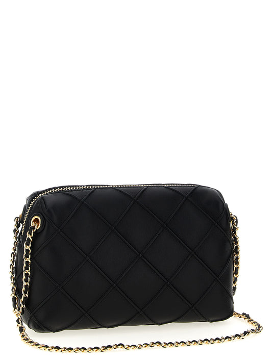 Tory Burch Black Lamb Leather Crossbody Bag