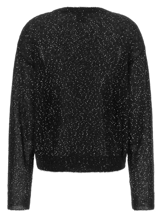 NUDE Black Wool Cardigan