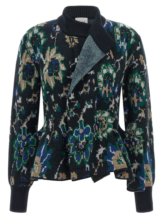 NUDE Multicolor Wool Cardigan