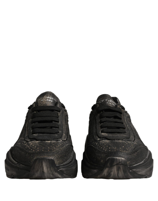 Dolce & Gabbana Black Daymaster Low Top Sneakers Shoes