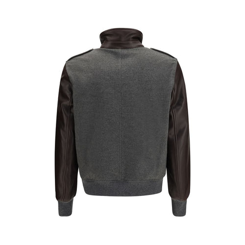 Brunello Cucinelli Gray Cashmere Bomber