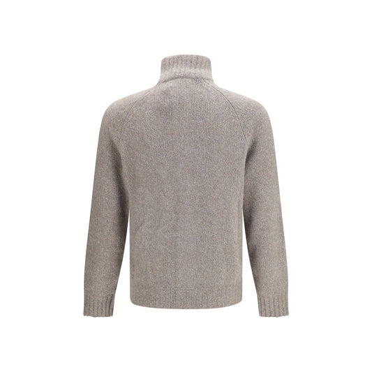 Brunello Cucinelli Gray Wool Oves Aries Cardigan