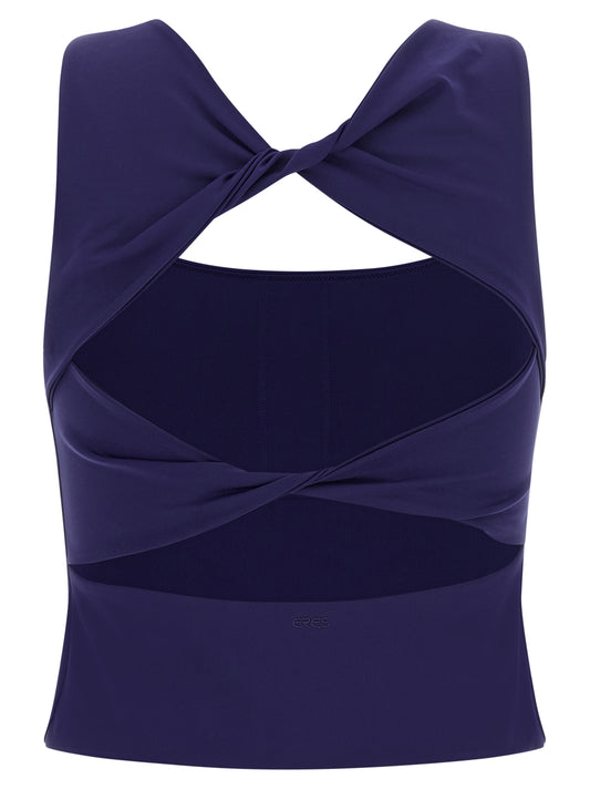 Eres Blue Polyamide Sport Bra