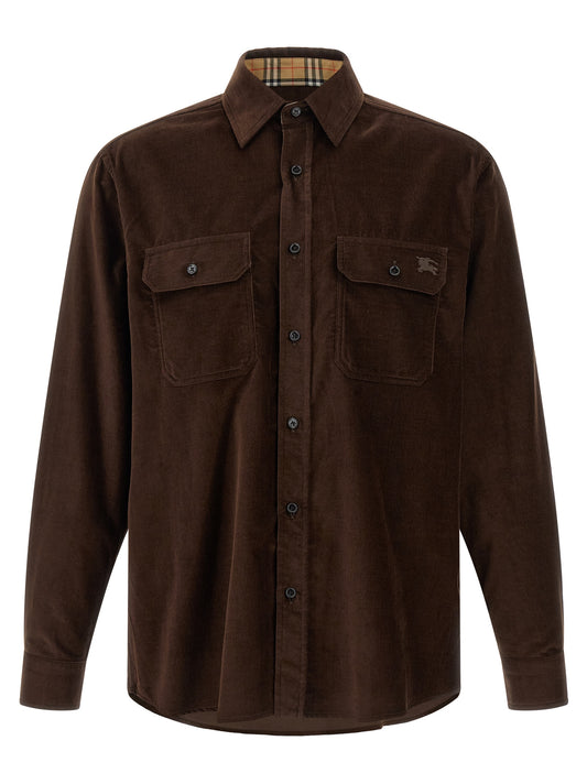 Burberry Brown Cotton Blouse
