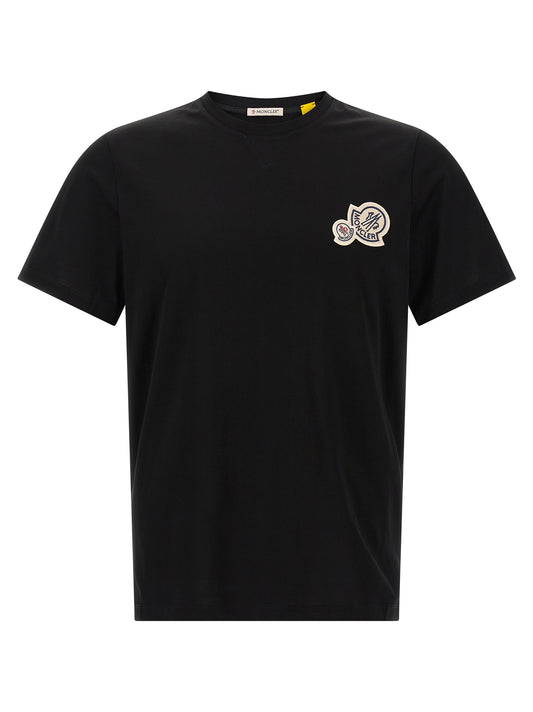 Moncler Black Cotton T-Shirt