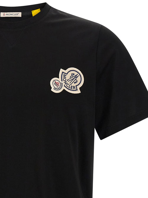 Moncler Black Cotton T-Shirt