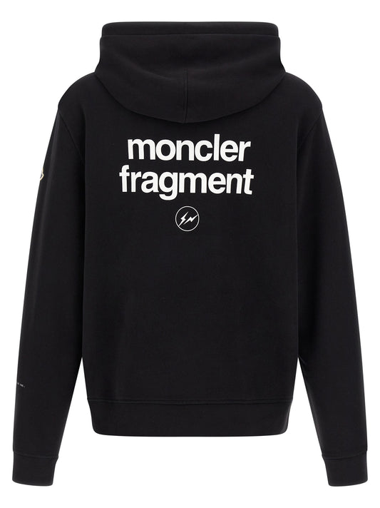 MONCLER GENIUS Black Cotton Sweatshirt