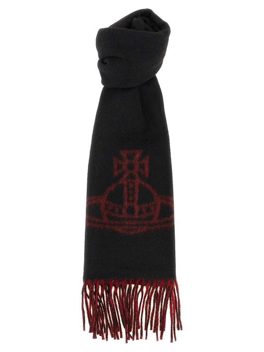 Vivienne Westwood Black Wool Foulard