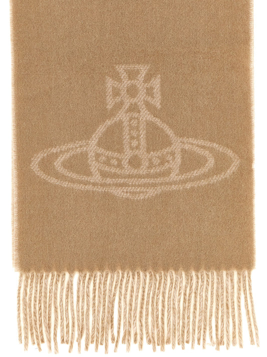 Vivienne Westwood Beige Wool Foulard