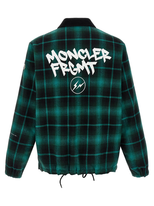 MONCLER GENIUS Bicolor Cotton Full-Length Jacket