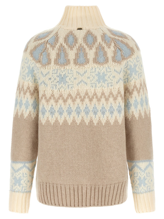 Herno Beige Wool Cardigan