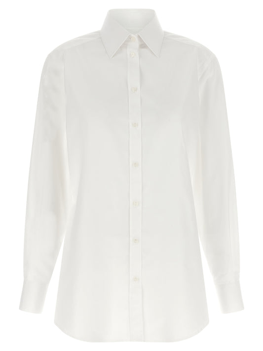 Dolce & Gabbana White Cotton Blouse